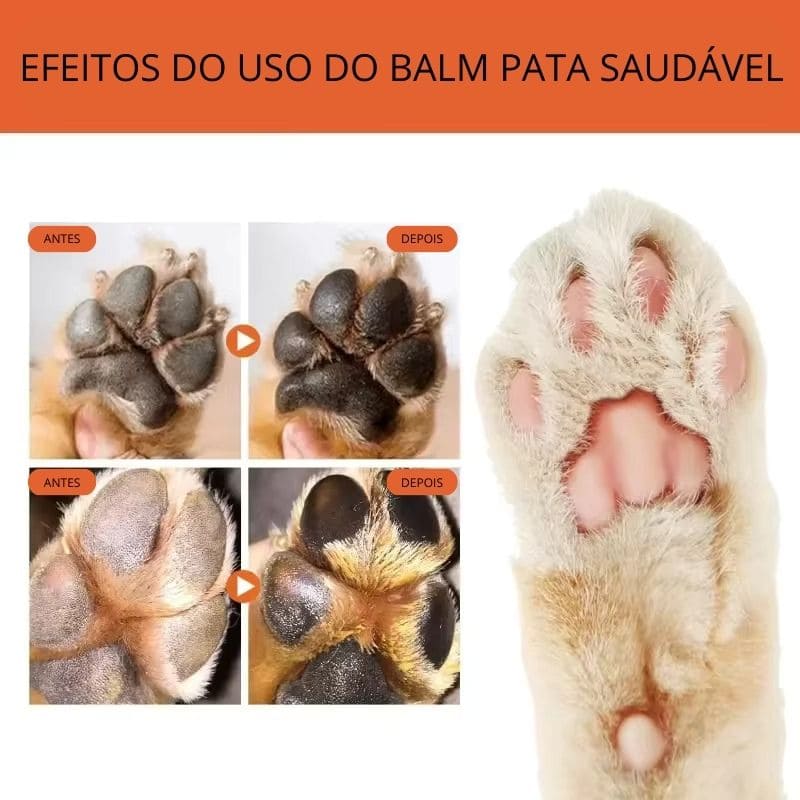 Balm Pata Saudável (Paw Rescue) - Hidratação e proteção para patas de Cães e Gatos