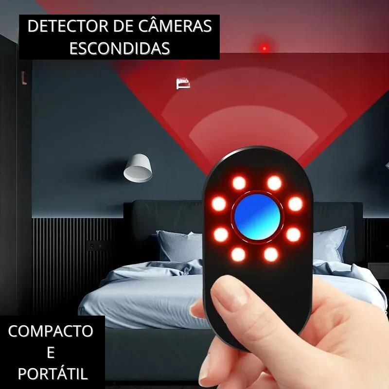 MINI DETECTOR DE CÂMERAS ESCONDIDAS - SPYCAM PRO