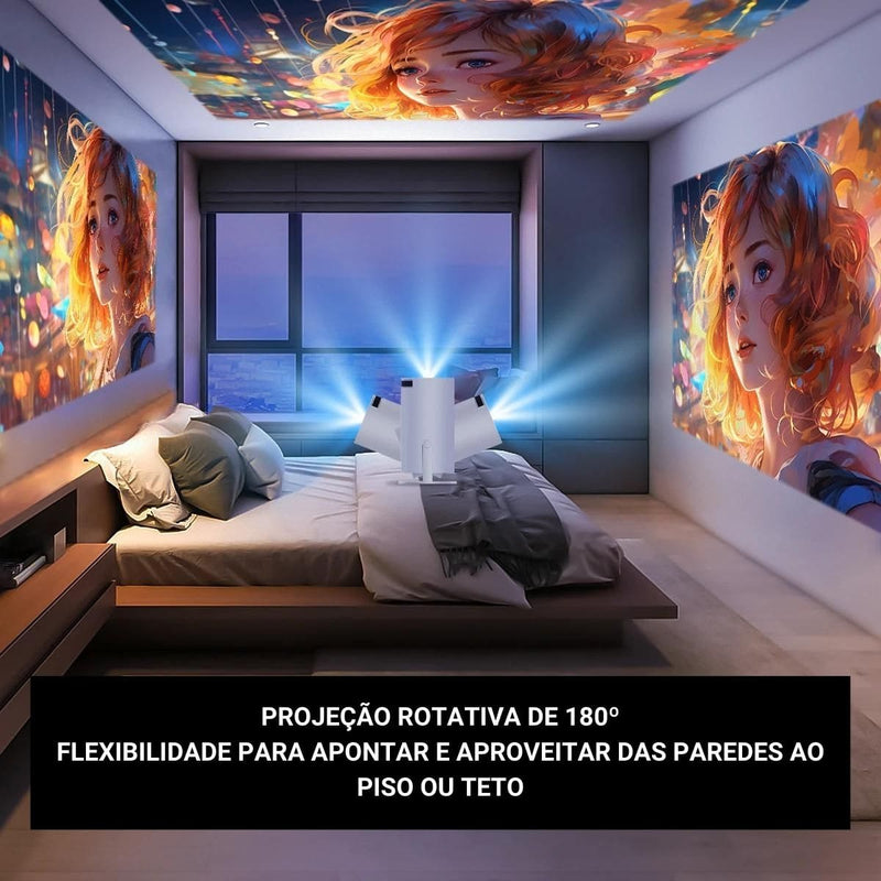 PROJETOR SMART HY300 PRO 4K - OFERTA LIMITADA🔥 - ENQUANTO DURAR AS ÚLTIMAS UNIDADES