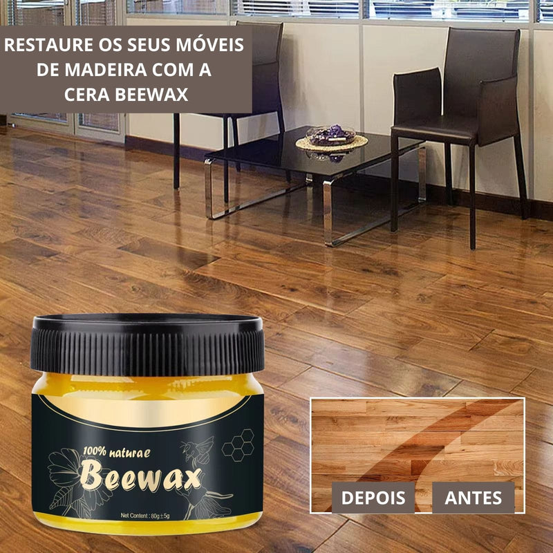 Cera de Abelha Para Polimento de Móveis e Piso de Madeira ( Beewax ) - Compre 1, Leve 2!