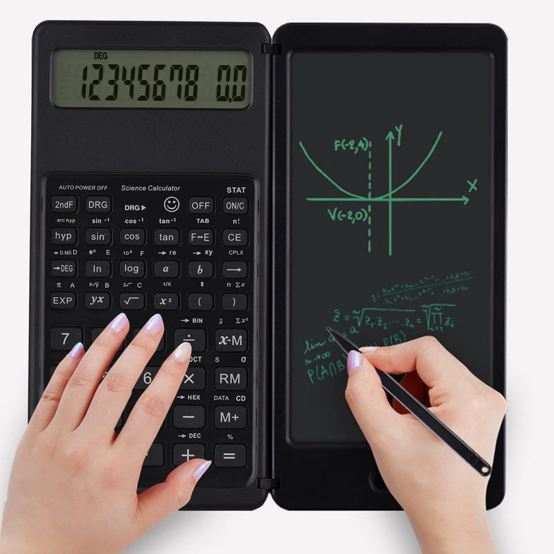 CALCULADORA CIENTÍFICA COM BLOCO PARA ANOTAÇÕES - CALCNOTE PRO