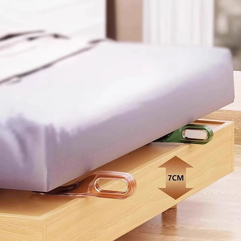 Suporte 2 em 1 para Colchão – Eleva a Cama e Ajeita Lençol com Facilidade